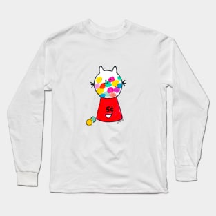 Cat Gumball Machine Long Sleeve T-Shirt